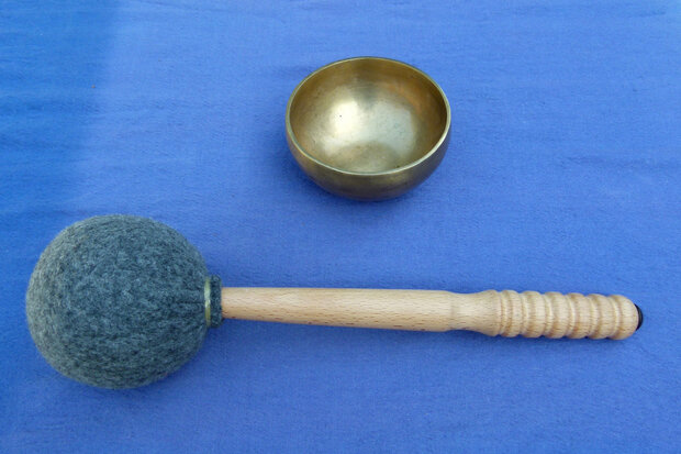 Professional mallet F for singing bowls